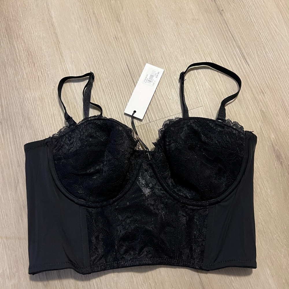 Glassons Black Lace Bustier
